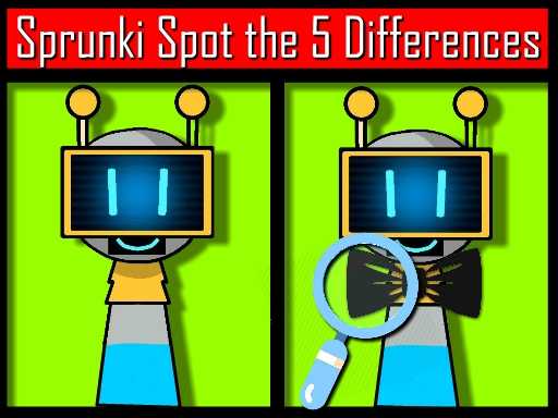 Sprunki Spot the 5 Differences